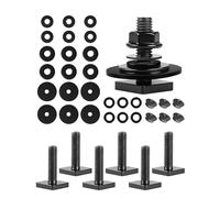 Thule T-Slot Bolts for Yakima Roof Rack Cross Bars, Platform, Cargo Basket, Stainless Square T-Piece Bolt Adapter for Safe Bicycle/Ski/Snowboard Rack, Solar Panel, Awning, M6x35mm,