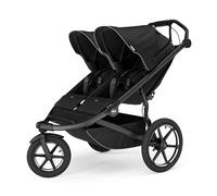 Thule Urban Glide 3 Double Child All-Terrain Stroller, One-Handed fold with self Standing Design, Air-Filled Tires, Upright Seats with Adjustable Recline and Built-in Leg Rest