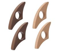 Thumb Book Page Holder, 4 Pieces Book Page Holders for Reading, Copper Book Holder Ring for Book Lovers, Teachers, Students, Writers, 9 x 3.2 x 1.3 cm