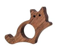 Thumb Book Page Holder, Cat Shape Wooden Bookmark, Cute Animal Finger Clip, Sturdy Page Keeper for Journals, Novels, Textbooks, Planners, Library Reading, Home Study, Desk Decoration, Bookworm Gift, E