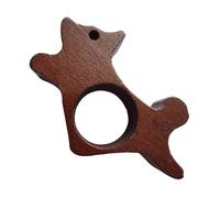 Thumb Bookmark Holder - Animal Design Carved Wood Lightweight Finger Grip Comfortable Control Page Spread | Classroom Learning Time, Teacher, Student, Kids, Teens, Reading