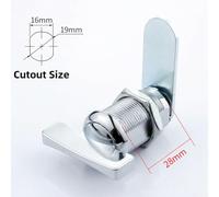 Thumb Cam Lock Latch for RV Compartment Doors Non-Locking Zinc Alloy Build Compatible with Most Camper Storage Door (28mm)