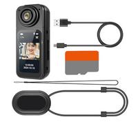 Thumb Camera, Thumb Action Camera Magnetic with 180° Angle, Video Photo Camcorder, Handsfree Sports Vlogging for, Pet, Walking, Cycling, Family