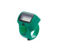 Thumb Click Counter Digital Tally - Handheld Finger Clicker with LED, Manual Row Stitch Counter for Knitting, Crochet, Classroom & Fitness Use (Green)