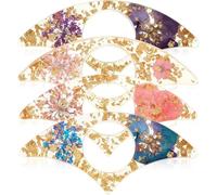 Thumb Finger Book Page Divider Dried Flower Resin Bookmark Textbook Page Divider for Textbooks Novels Office Library Resin Press