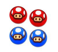 Thumb Grip Caps for Nintendo Switch 1/OLED/Switch Lite, 4 Pcs Caps for Nintendo Switch Joystick Covers Kawaii Accessories Switch Thumb Caps - Blue&Red