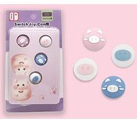 Thumb Grip Caps, YohokGo Joystick Cap Compatible with Nintendo Switch & Lite, 4Pcs Cute Pig Soft Silicone Cover for Joy-Con Controller Switch and Switch Lite Cover Analog Thumb Stick Grips