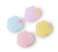 Thumb Grip for Nintendo Switch 2,Analog Joystick Button Covers for Switch 2 Joycon Controller, Purple Pink Soft Silicone Kawaii Pastel Cloud Gaming Accessories-4PCS