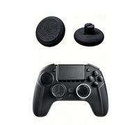 Thumb Grip Joystick Caps for Nacon Revolution 5 Pro, Non-Slip Textured Grip Design, Wear-resistant Analog Stick Replacement Caps (black)