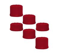 Thumb Grip Set Joystick Cap Analog Stick Cap For PS5 Pro/PS5 Slim/PS5, 6PCS Gamepad Thumbstick Controller Joystick Thumbstick Cover Cap (Red)