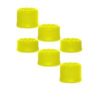 Thumb Grip Set Joystick Cap Analog Stick Cap For PS5 Pro/PS5 Slim/PS5, 6PCS Gamepad Thumbstick Controller Joystick Thumbstick Cover Cap (Yellow)