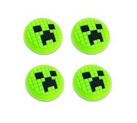 Thumb Grips Caps for Nintendo Switch 1/ OLED/Lite, 4 Pcs Silicone Switch Thumb Grips Soft Joystick Caps Cute Gaming Accessories Joystick Covers Thumbstick Button Cap Improve Gaming Experience, Green
