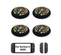 Thumb Grips Caps for Nintendo Switch 2 2025, Cute Switch 2 Joystick Caps | 4Pcs Silicone Switch 2 Thumb Grips Soft Joystick Covers Anti-Scratch & Anti-Slip Thumbstick Caps Analog Stick Cover Brown