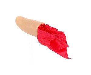 Thumb magic prop 2 packs with a red cloth 2pcs magic accessories finger show on stage tool magic accessories tip Cl practical and practical treatment very attractive
