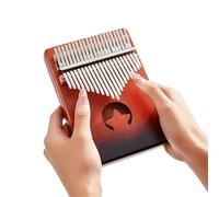 Thumb Piano 17/21 Keys Kalimba Thumb Piano Wood Body Musical Instruments With Learning Book(21 keys3)