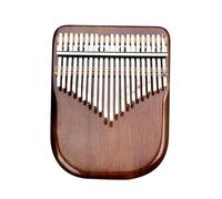 Thumb Piano 17/21 Keys Kalimba Walnut Curly Figure Keyboard Thumb Piano Chamfer Calimba Instruments With Tuning Hammer(21 keys1)
