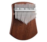 Thumb Piano 17 Key Thumb Piano Kalimba Camphorwood C Tone With Bag Music Book Scale Stickers Tuning Hammer Sapele/maple Wood(Sapele)