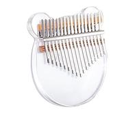 Thumb Piano 17-key Transparent Acrylic Kalimba Thumb Piano With Various Shapes Available(Style 3)