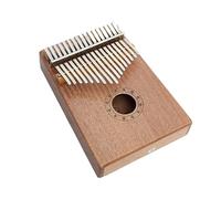 Thumb Piano 17 Key Wood Hand Rest Portable Mahogany African Finger Piano Music Instrument With Instruction Tuning Hammer for Gig Party Kid Beginners Gift C