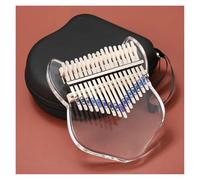 Thumb Piano 17 Keys Finger Piano With Tune Acrylic Professional Kalimba Musical Instruments For Beginner(Fox)