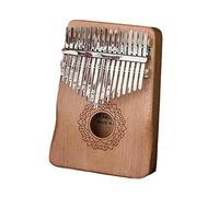 Thumb Piano 17 Keys,Instrument Advanced Solid Mahogany Finger Thumb Piano Kalimba 17 Key Finger Piano for Kids Adults Beginners and Music Lovers C