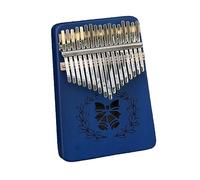 Thumb Piano 17 Keys,Kalimba With Tune Hammer,Portable Mahogany African Finger Piano Pocket Music Instrument With Instruction Carrying Bag for Gig Party Kid Beginners C