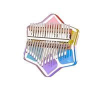 Thumb Piano 17 Keys Portable Musical Instrument Cute Music Box Gift for Beginners Interesting Party Travel