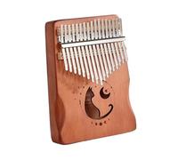 Thumb Piano 17-note Kalimba Student Portable Simple And Easy To Use Finger Piano(Coffee Original)