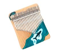 Thumb Piano 21-Key Beech Wood Kalimba Finger Piano Musical Instrument For Beginners Thumb Piano