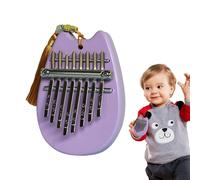 Thumb Piano - 8 Key Alto Instrument | Portable Finger Piano | Cute Decorative Design with Lanyard | Ideal for Beginners | Perfect Musical Gift for Kids, Girls & Boys