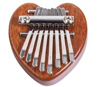 Thumb Piano 8-key Solid Wood/acrylic Kalimba Mini Thumb Piano With Various Shapes Available(Style 5)