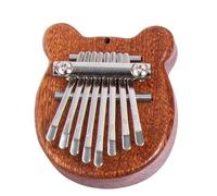 Thumb Piano 8-key Solid Wood/acrylic Kalimba Mini Thumb Piano With Various Shapes Available(Style 7)