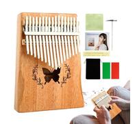 Thumb Piano for Adults, Thumb Piano - Wooden Thumb Piano - Small Finger Piano with Carry Bag, Musical Instruments, Thumb Piano for Children and Adults