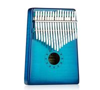 Thumb Piano Kalimba Thumb Piano 17-tone Tiger Maple Finger Piano Portable Musical Instrument For Beginners(Blue)