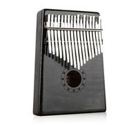 Thumb Piano Kalimba Thumb Piano 17-tone Tiger Maple Finger Piano Portable Musical Instrument For Beginners(Black)