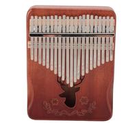 Thumb Piano, Peach Wood 21 Key Kalimba Easy to Play Thumb Piano for Beginners (Type 2)