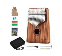 Thumb Piano Portable Kalimba Thumb Piano Professional Chromatic Kalimbas Beginner Keyboard Instrument With Accessories(17K C 1)