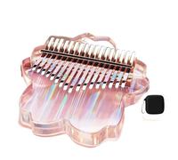 Thumb Piano Transparent Acrylic Kalimba 17 21 Key Thumb Piano Professional Kalimbas Keyboard Piano Musical Instruments Nice Gifts(17 keys1)