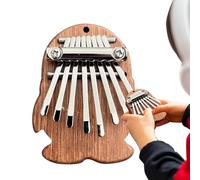Thumb Piano, with 8 Keys, Portable Finger Piano Ornaments, Exquisite Small Thumb Pocket Piano for School, Toddler, Home, Outdoor