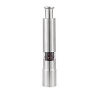 Thumb Press Pepper Grinder, Stainless Steel OneHand Thumb Press Salt and Pepper Grinder, Multifunctional Manual Salt Grinder for Black Pepper Or Salt, Spices, Table Seasoning