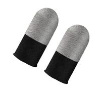 Thumb Protectors Anti-Sweat Touchscreen Covers for Mobile Phone Games | Game Finger Sleeve | Fingertips Finger Sleeve | Anti-Slip Silver Fiber Cots Protector | Mobile gamng Finger Sleeve