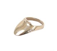 Thumb Ring Brass 18-24mm Adjustable Mongolian Style Release Aid for Traditional Bows(18#)