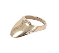 Thumb Ring Brass 18-24mm Adjustable Mongolian Style Release Aid for Traditional Bows(22#)