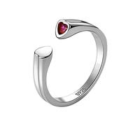Thumb Ring Fashion All- Adjustable Opening Ring Index Finger Light Fashion Female Rings (Silver, One Size)