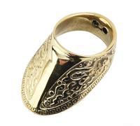 Thumb Ring Finger Protector for Bow Hunting Silver Material, Sizes 16 23mm (18mm)