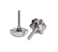 Thumb Screws 1pc M6 M8 M10 M12 *20mm to 60mm Stainless steel Star Plum Bakelite Hand Tighten Thumb Screw Knob Tightening bolts(X30mm,M6 1pc)