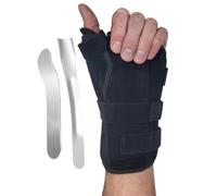 Thumb Spica Splint & Wrist Brace | Both a Wrist Splint and Thumb Splint to Support Sprains, Tendinosis, De Quervain's Tenosynovitis, Fractures | Trigger Thumb Brace for Carpal Tunnel (LEFT S/M)