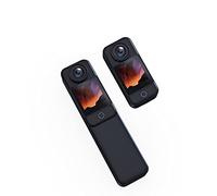 Thumb Sports Camera, 4K High-definition Riding Recorder, 360° Panoramic Camera, 5GWIFI Transmission, 6-axis Gyroscope Anti-shake, Support Pre-recording and Night Shooting Functions