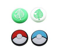 Thumb Stick Grips Cap Thumbstick Joystick Cover Case for Nintendo Switch NS Pokemon Poke Ball Plus Pokeball Game Controller (B)