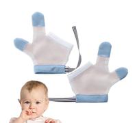 Thumb Sucking Stop for Kids - Sucking Stop for Children's | 1 Pair Bite-Resistant Finger Guard | Digit Corrector Glove, Index Support, Habit Prevention Tool, Soft Safety Protector for Todd